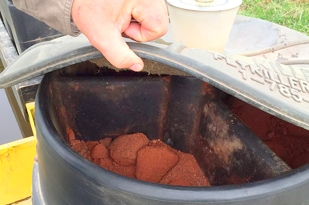 homemade waterer mineral tub
