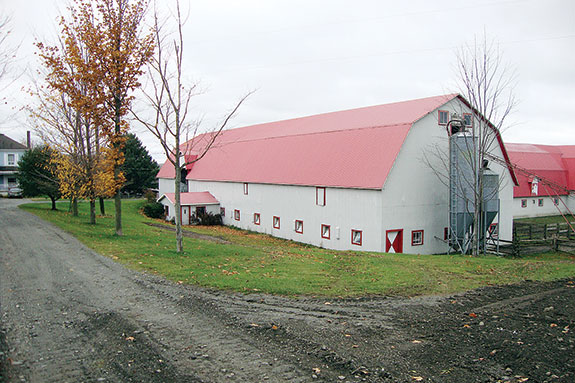Bouffard family farm barns