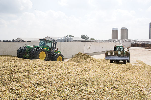 It is critical to properly pack and seal silage for a successful fermentation